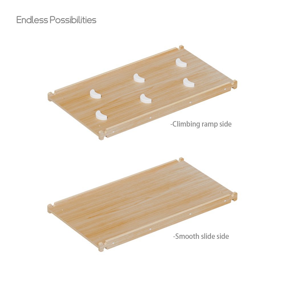 AAF 2-in-1 Reversible Slide and Climbing Ramp