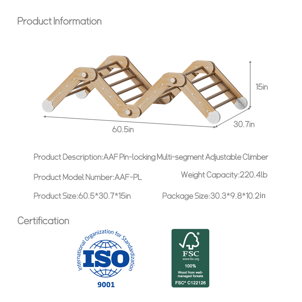 AAF Pin-locking Multi-segment Adjustable Climber