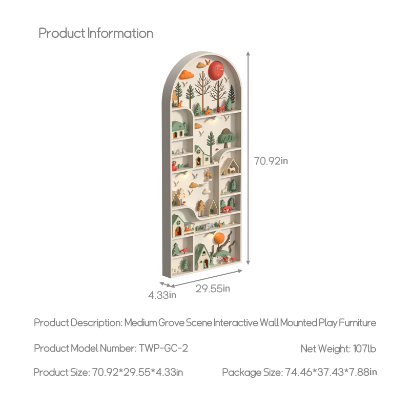Grove Scene Fairytale Weaving Board - Tall